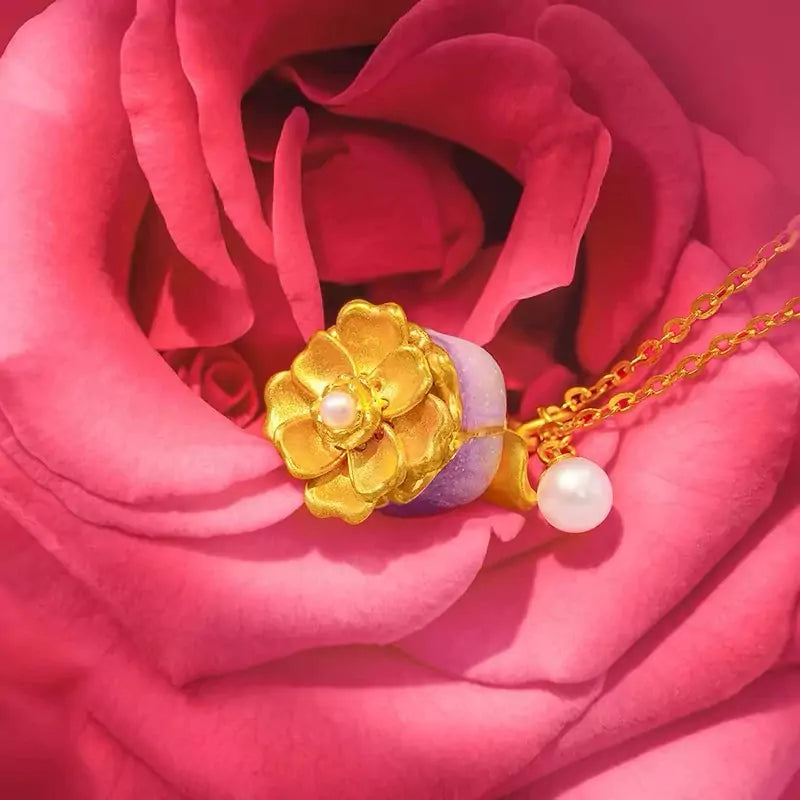 Blooming Rose Necklace - Change Colors with your Mood!