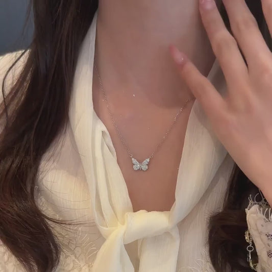 2-in-1 Chargeable Butterfly Necklace